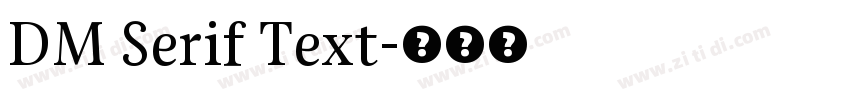 DM Serif Text字体转换